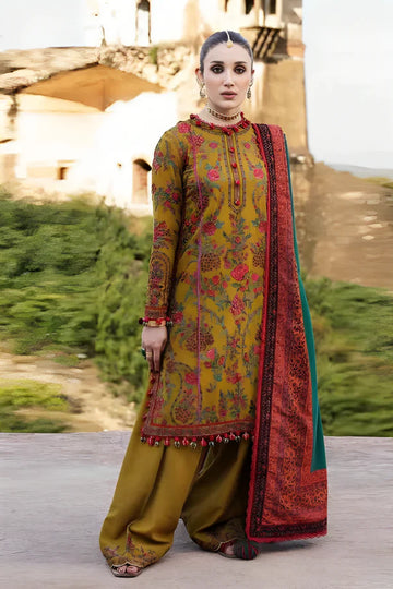 CS Dhanak 3PC Embroidered With Digital Printed Dupatta-1303